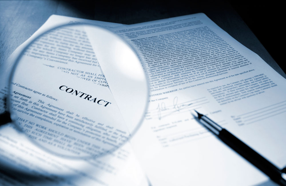 Review the contract